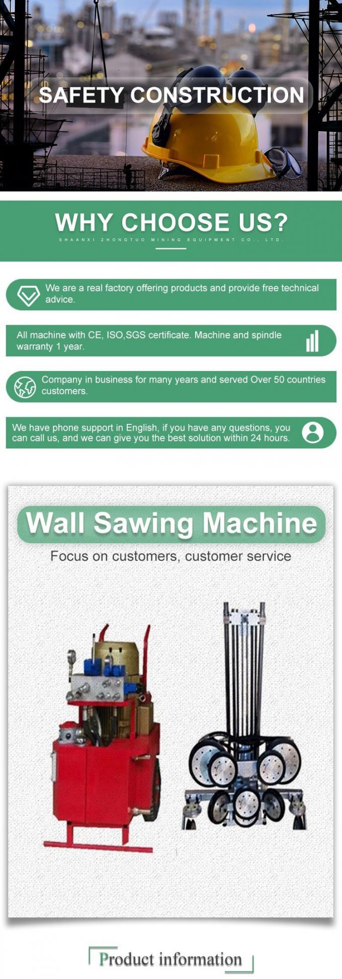 Hydraulisch Klein Diamond Wire Saw Machine 0