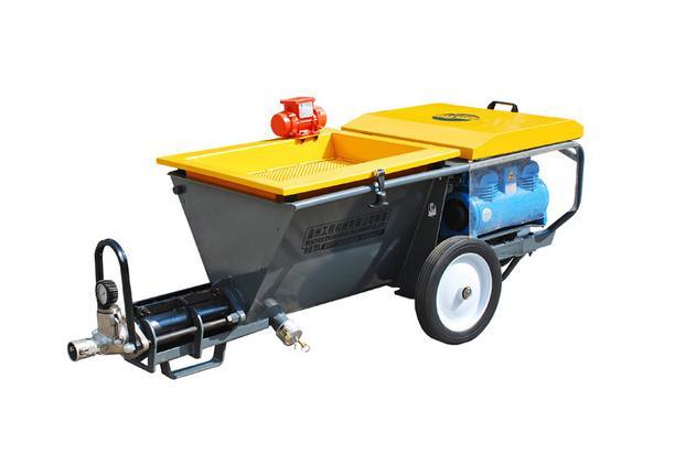 Schroeftype Mortier Bespuitende Machine met Luchtcompressor